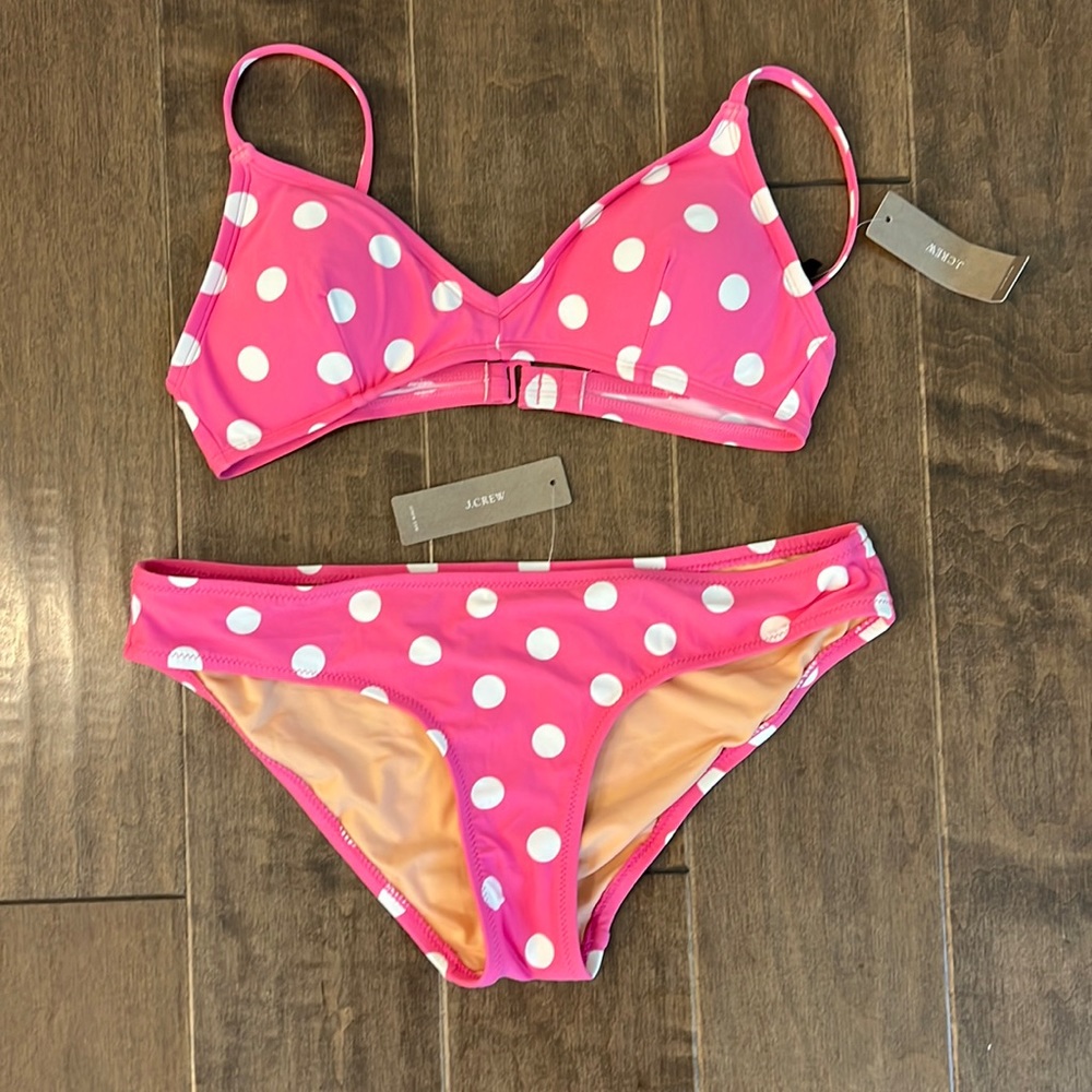 J Crew pink bikini